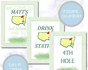 Golf Masters Logo Svg | Etsy