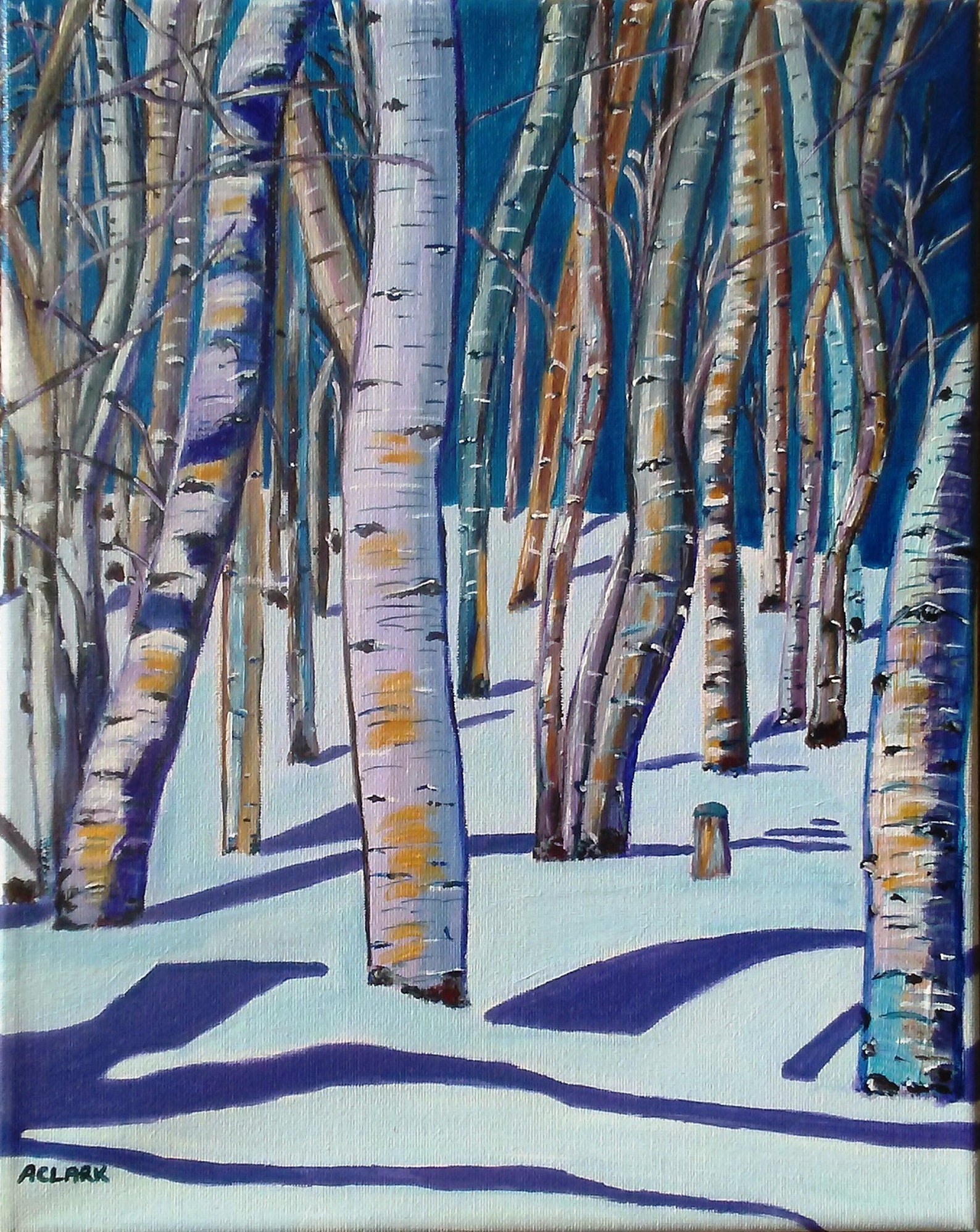 Aspen Tree Cards 4 Card Set Aspen Cards Southwest Art Etsy