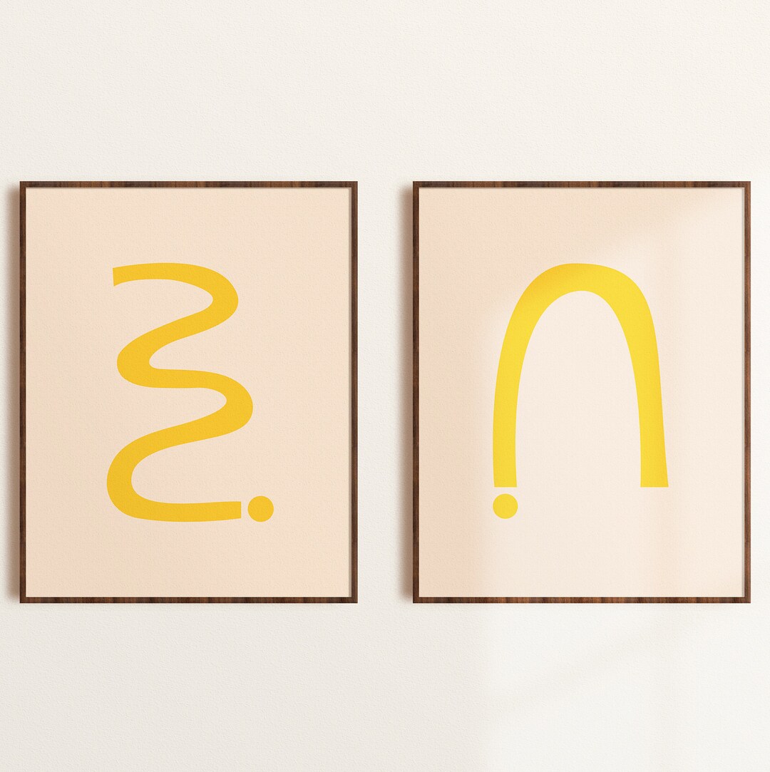 Neutral Abstract Printable Wall Art, Set of 2 Earth Tone Prints ...