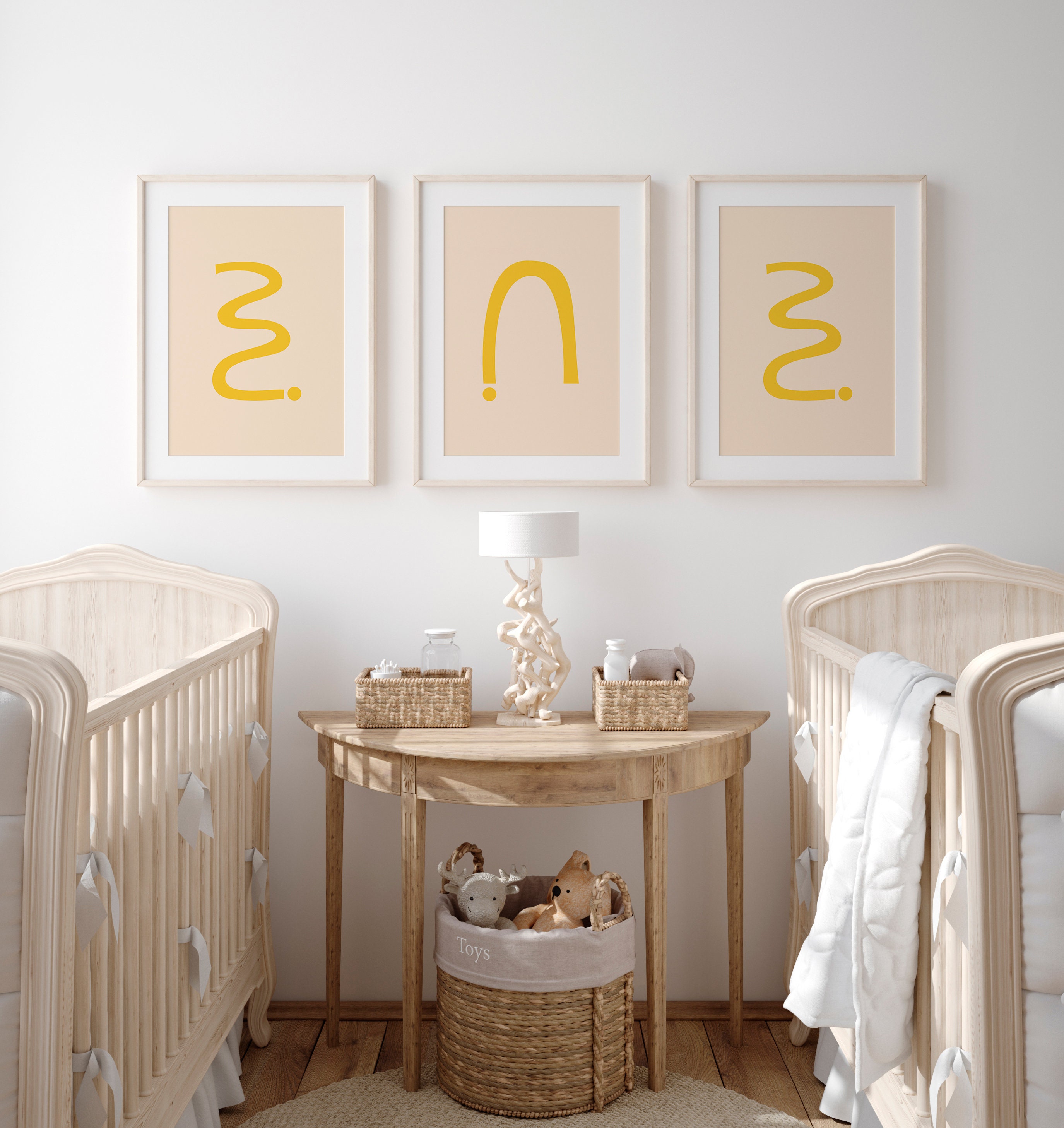 Neutral Abstract Printable Wall Art, Set of 2 Earth Tone Prints ...
