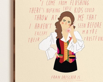 The Nanny TV Show Printable Poster, Fran Fine Outfits Print, 90 Sitcom, Movie Buff Gift, Pop Culture Art, Movie Quotes, Digital Illustration