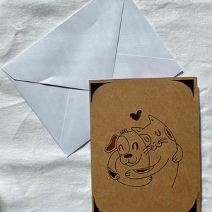 Dog & Cat Best Friend Card