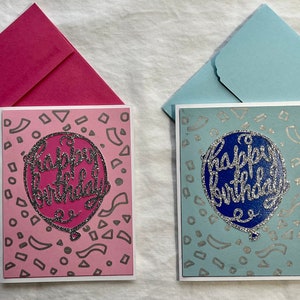 Happy Birthday Balloon Card