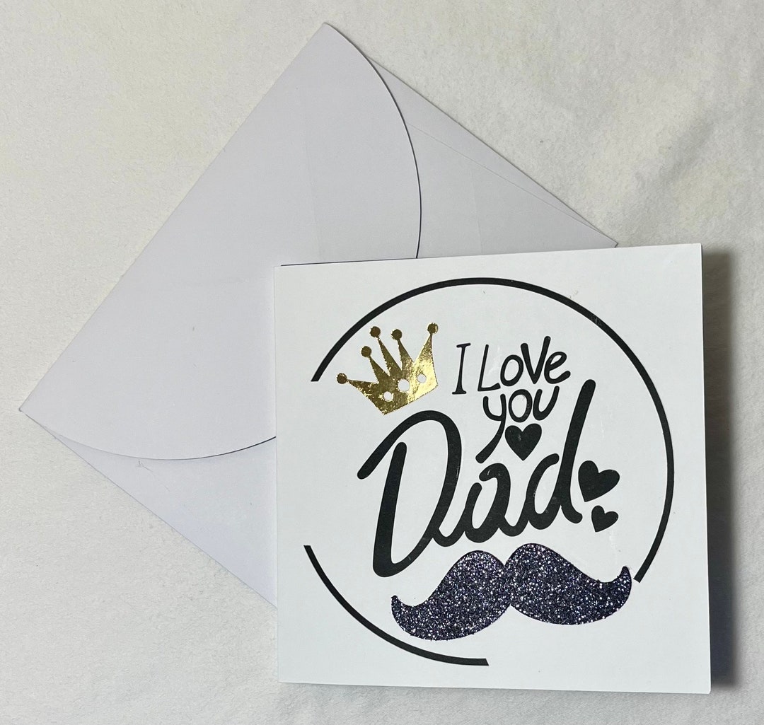 I Love You Dad Father’s Day Card - Etsy