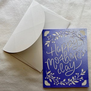 Purple Happy Mother’s Day Card