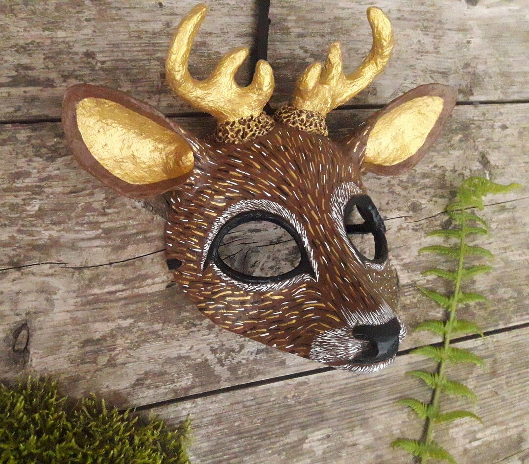 Masquerade Mask for Women. Deer Mask. - Etsy