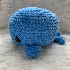 Wilma the Whale and Mini Pocket Whales no sew pattern PDF Pattern Crochet Whale plushie pattern image 6