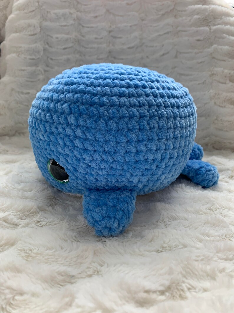 Wilma the Whale and Mini Pocket Whales no sew pattern PDF Pattern Crochet Whale plushie pattern image 6