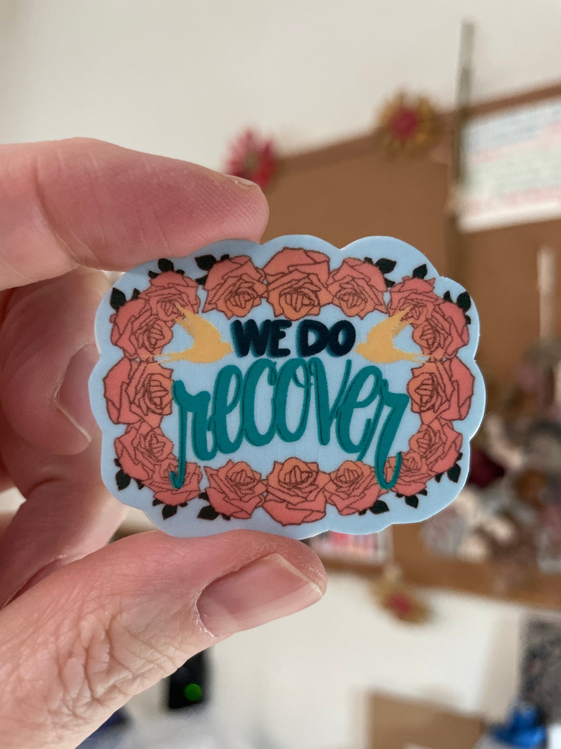 We Do Recover / Recovery Sticker / NA / 12 Step / Steps / Etsy