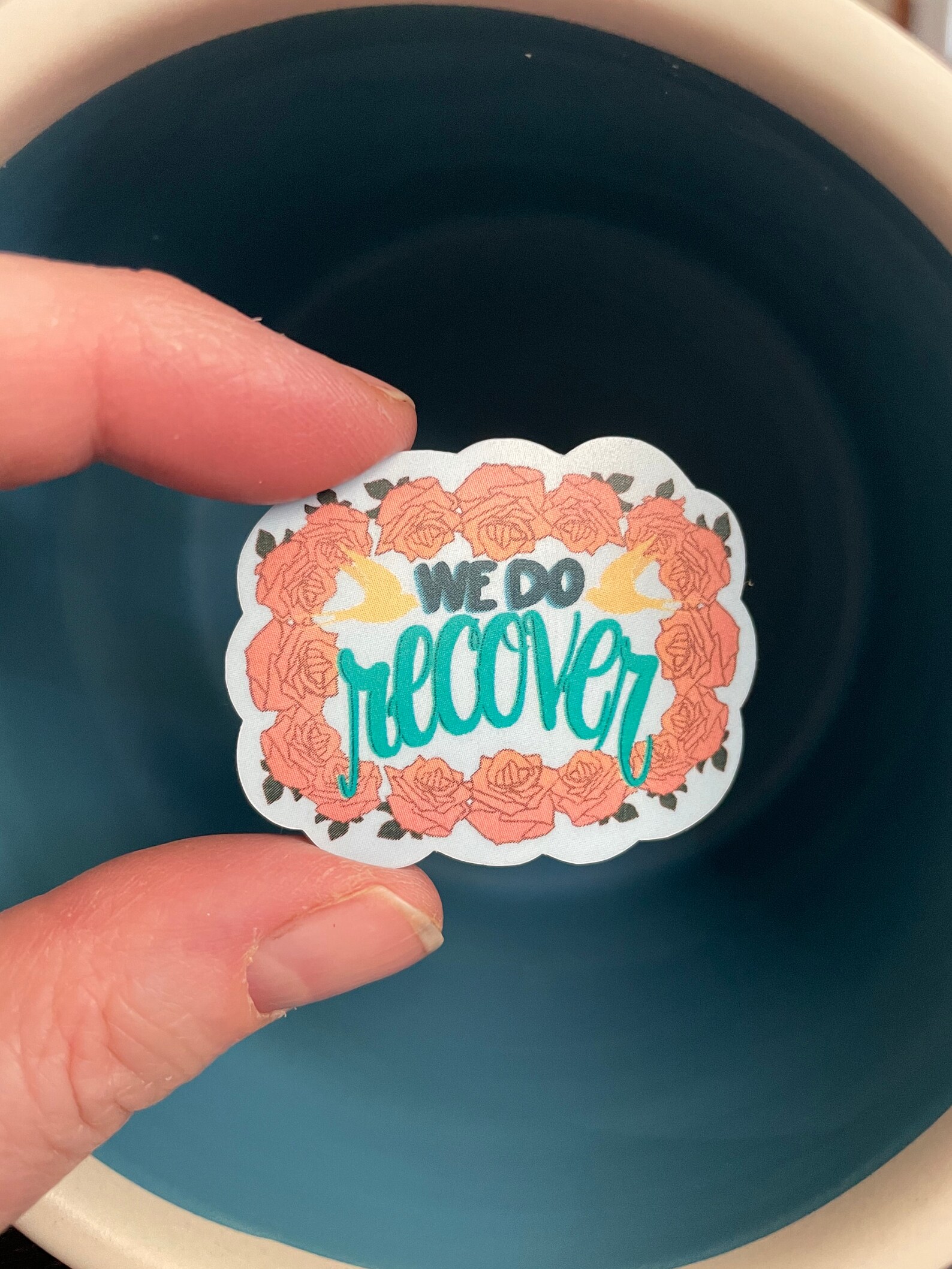 We Do Recover / Recovery Sticker / NA / 12 Step / Steps / Etsy