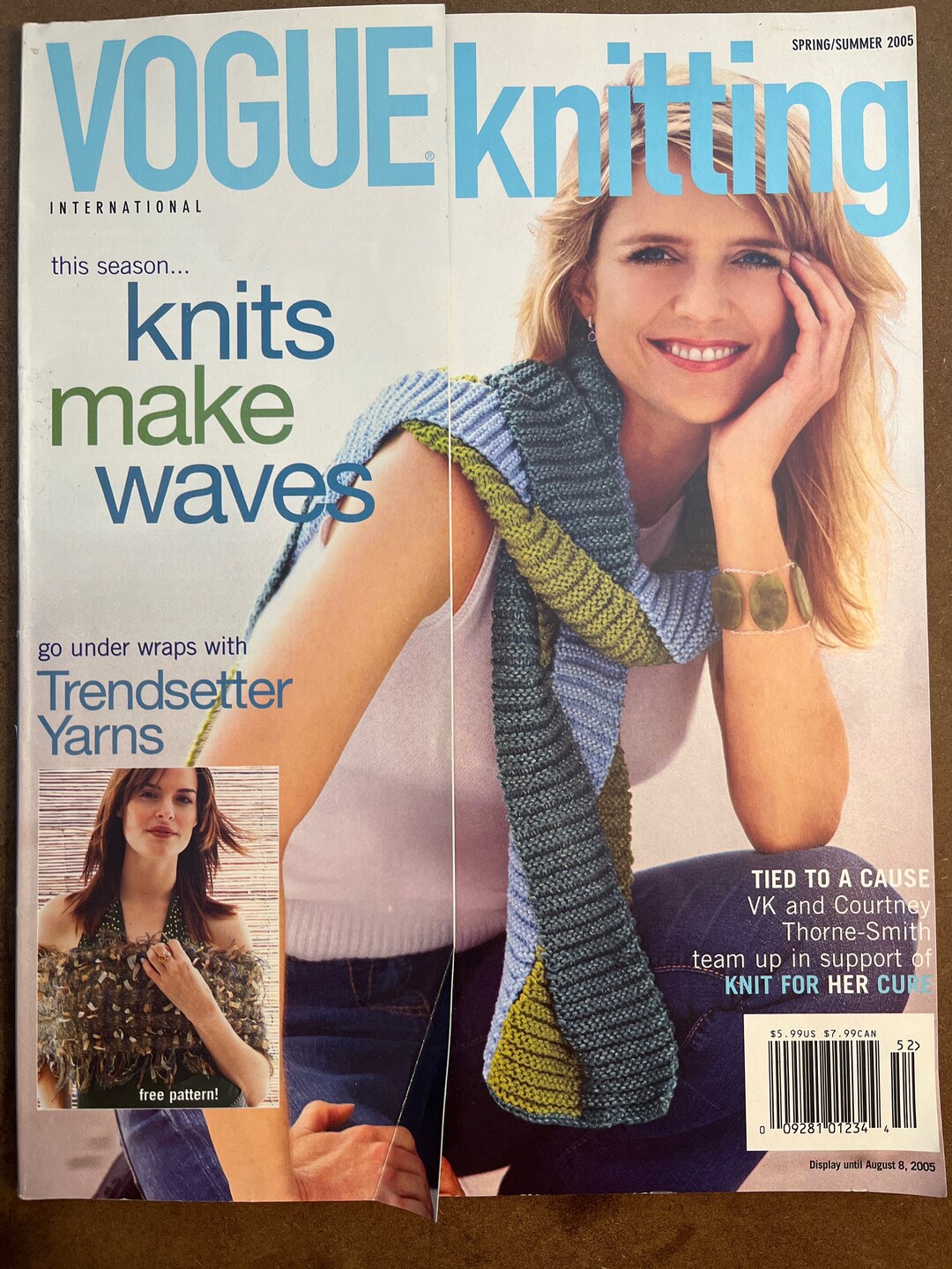 Vogue Knitting Magazine Spring Summer 2005 Issue Knit Womens - Etsy