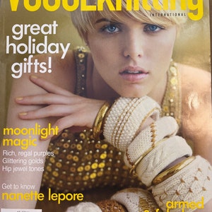Vogue Knitting Magazine Holiday 2008 Issue Knit Womens Patterns