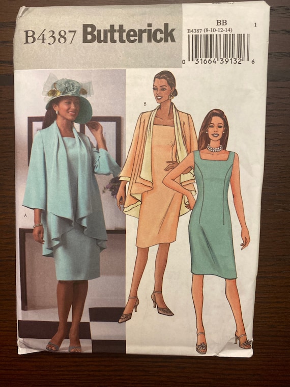 Sleeveless Fitted Dress and Jacket Womens Misses Sewing Etsy