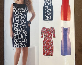 Dress in Four Variations Womens Misses Sewing Pattern New Look 6209 Uncut Size 8 10 12 14 16 18