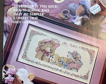 For the Love of Cross Stitch Magazine Leisure Arts Publication September 1993