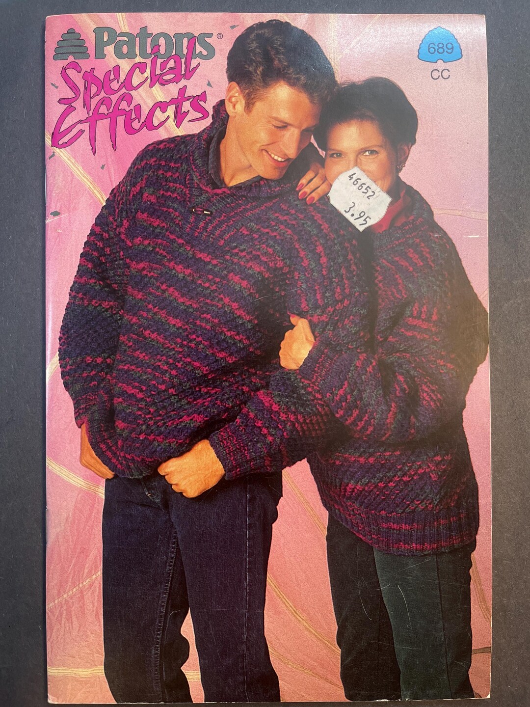 Patons Special Effects Beehive Book 689 Womens Mens Cardigans Pullover ...