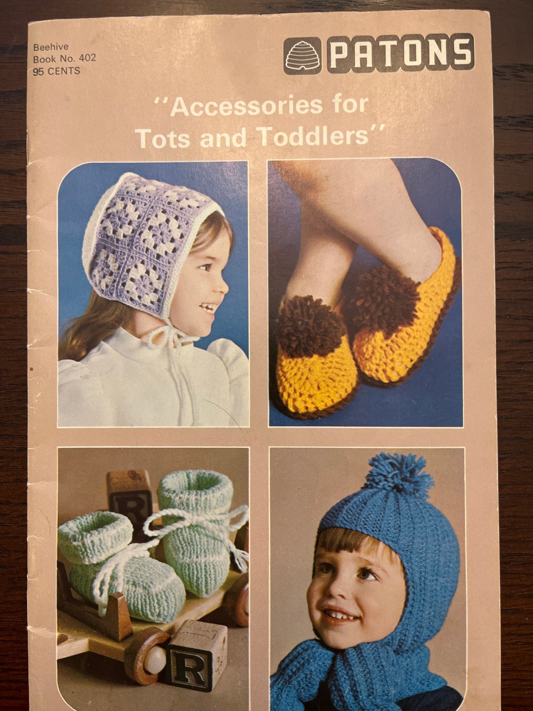 Infant Toddler Knitting Crochet Pattern Book Patons Etsy