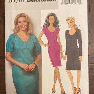 close fitting dress SELMA Close Fitting Linen Dress With 3/4 Sleeves, Midi Dress, Casual Dress,  Half Circle Dress, Dress With Pockets, Shirt Dress, Retro Dress