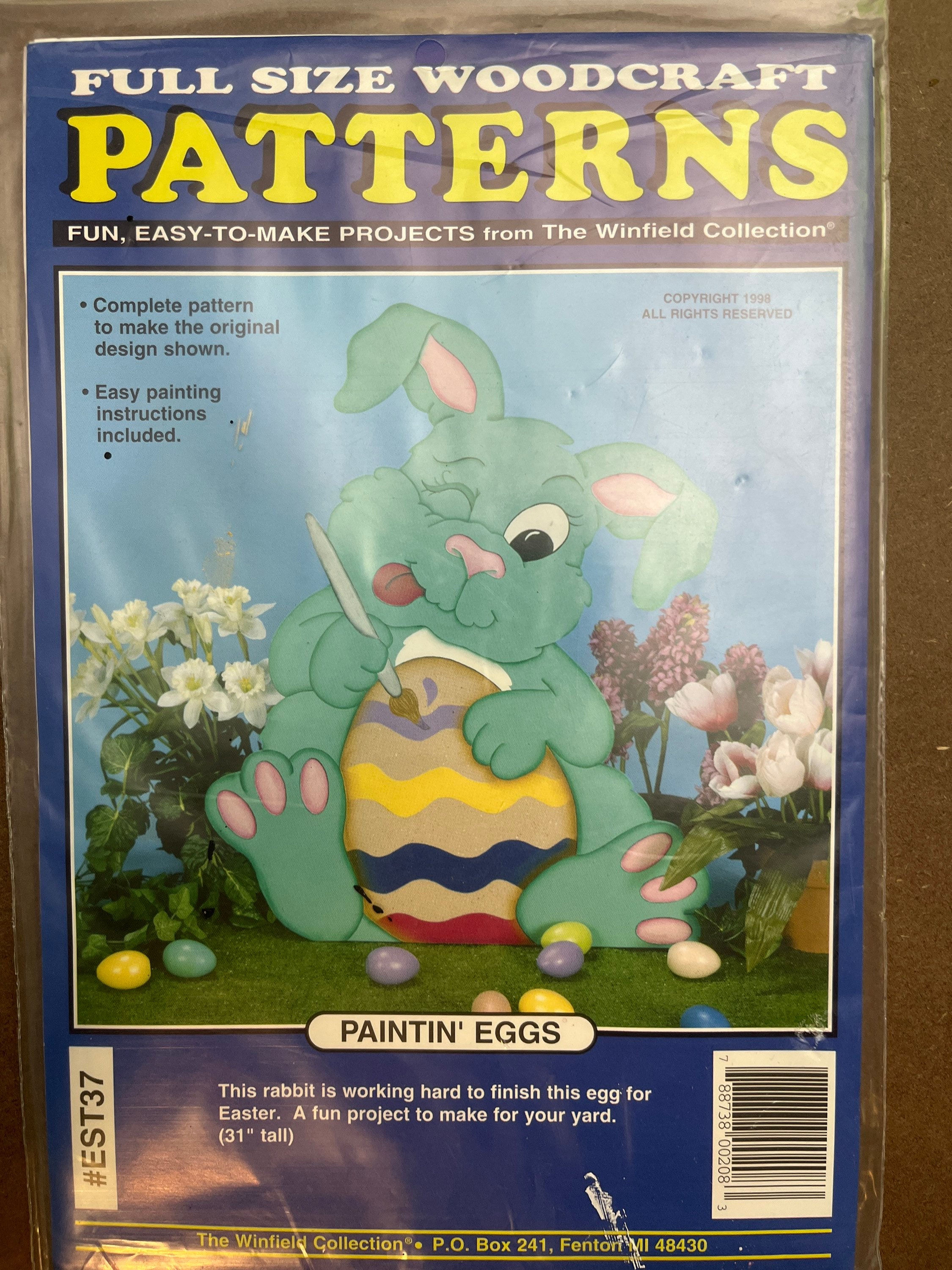 Full Size Woodcraft Patterns the Winfield Collection Paintin Eggs
