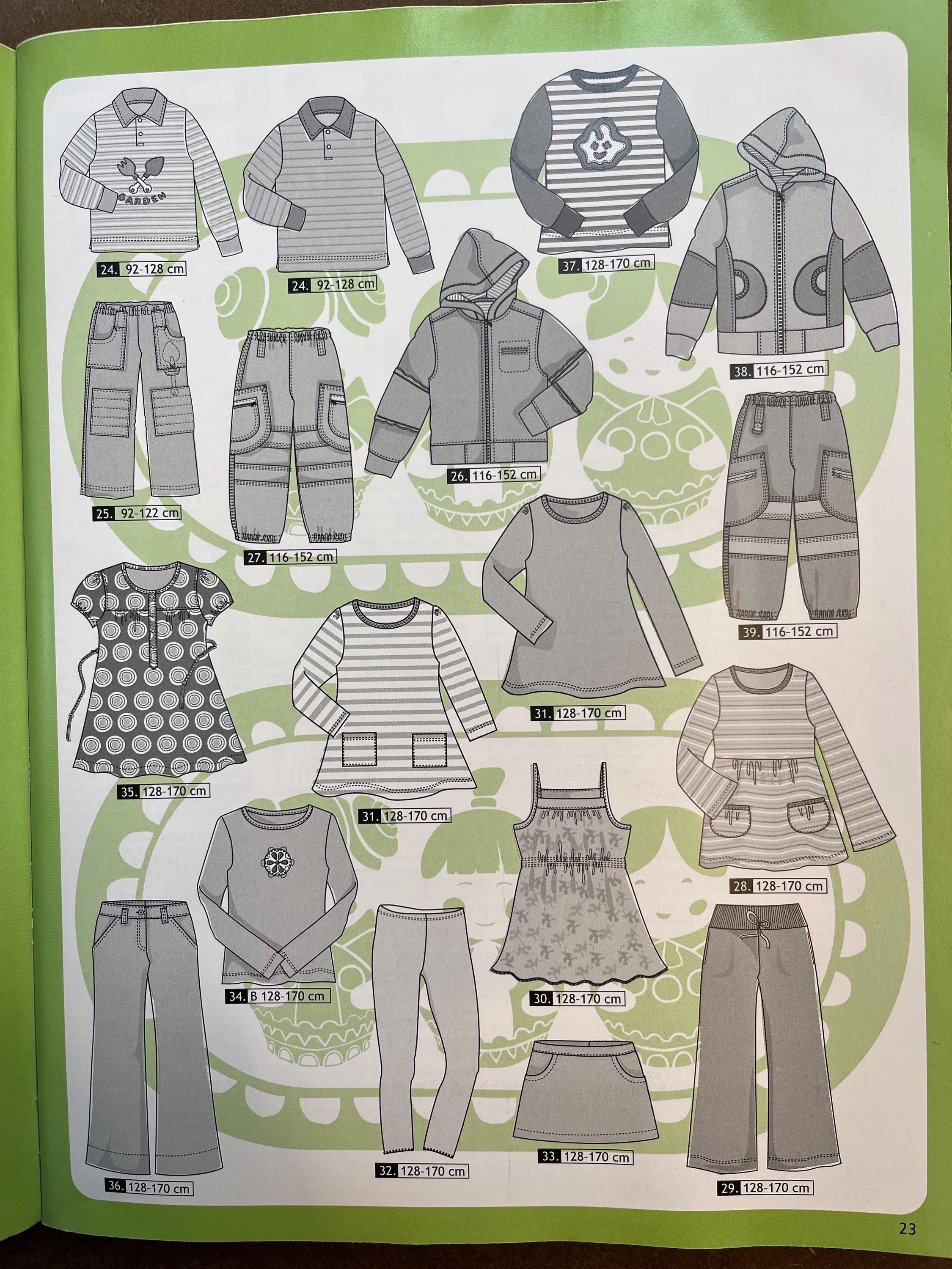 Ottobre Designs Patterns Magazine Girls Boys Kids Childrens Unisex ...