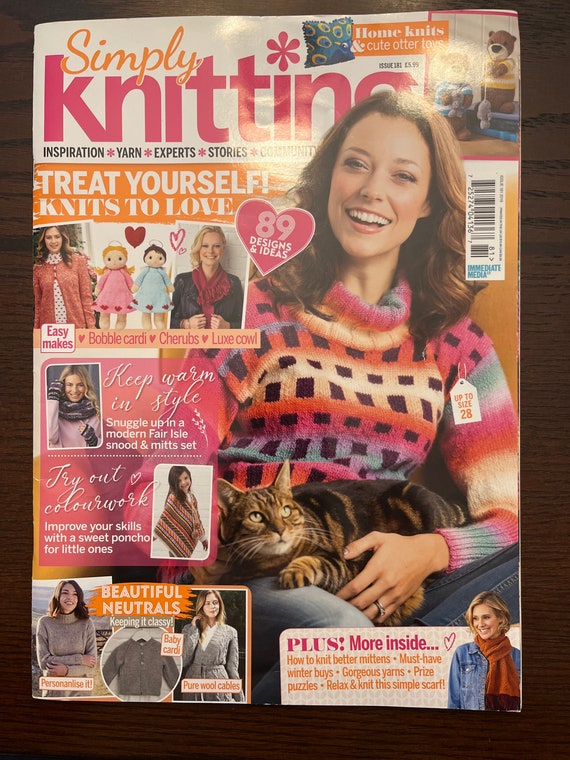 Simply Knitting Magazine Issue 181 Knit Patterns for Womens Girls