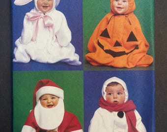 Infants Bunting Costume Dress Up Sewing Pattern Butterick 6781 Uncut Size NB-XL