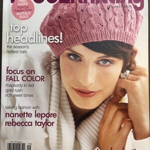 Vogue Knitting International Magazine Fall 2009 Issue Knit Womens Patterns