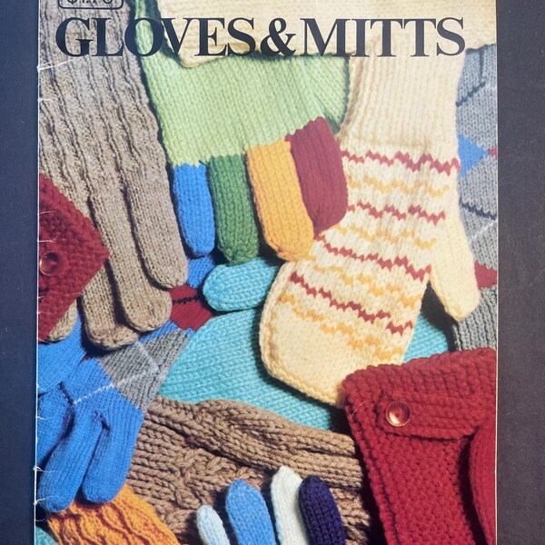 Patons Gloves and Mitts Knitting Pattern Book Beehive Book 406