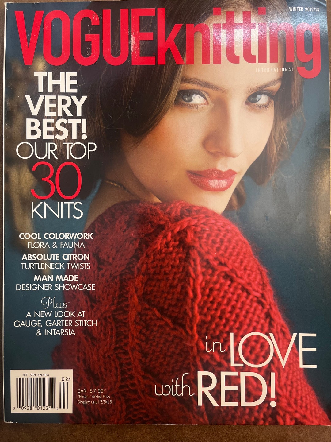Vogue Knitting International Magazine Winter 2012/13 Issue Knit Womens Patterns Etsy
