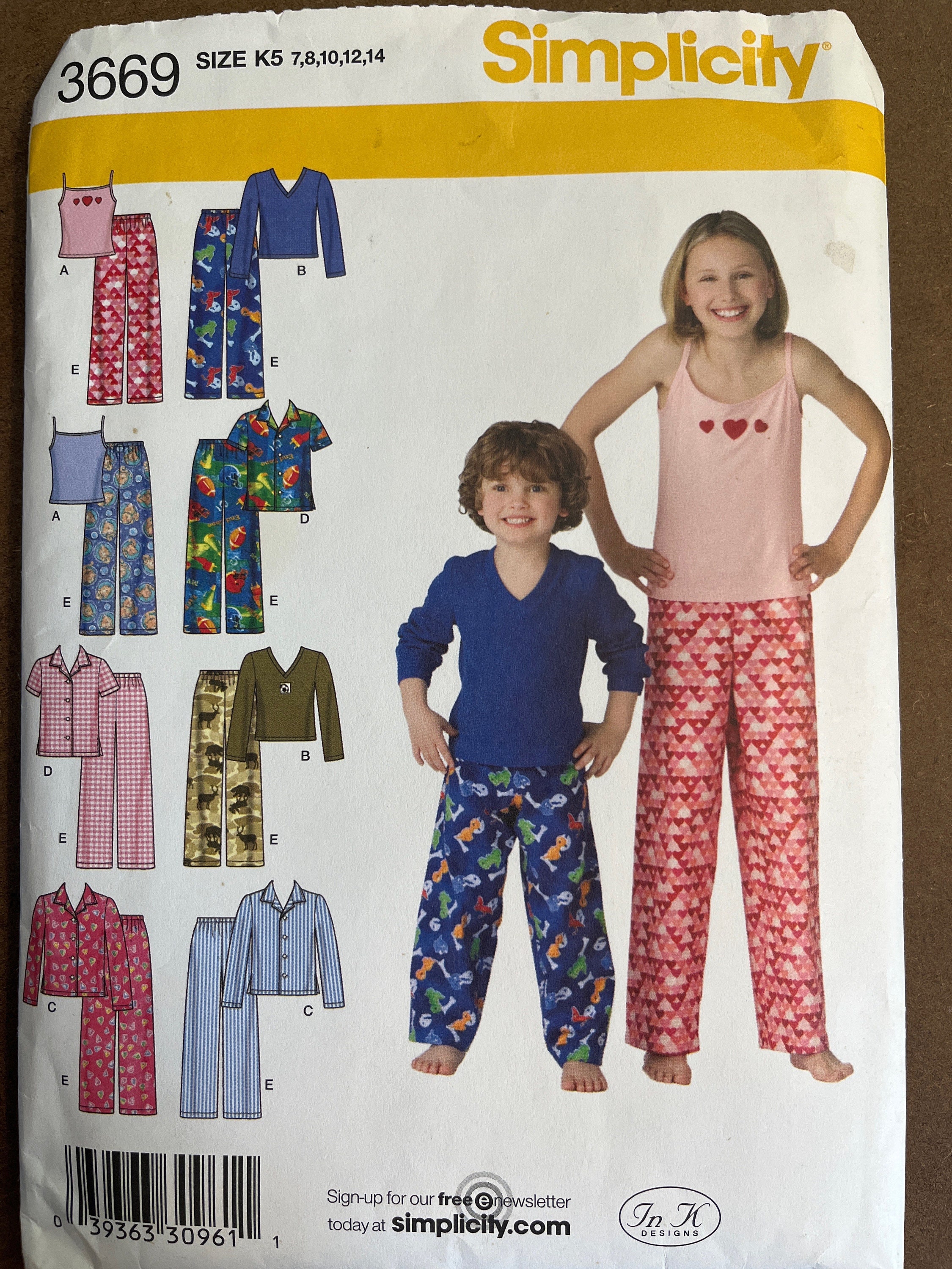 Boys Pajama Pattern - Etsy Canada