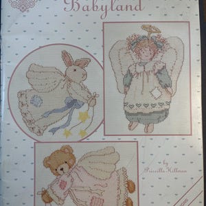 Designs by Gloria & Pat Cross Stitch Pattern Book 76 Priscilla’s Babyland Cover Pulled Away From Staples see Photos