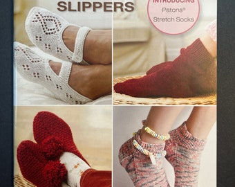 Patons Socks and Slippers Knitting Pattern Book 500866