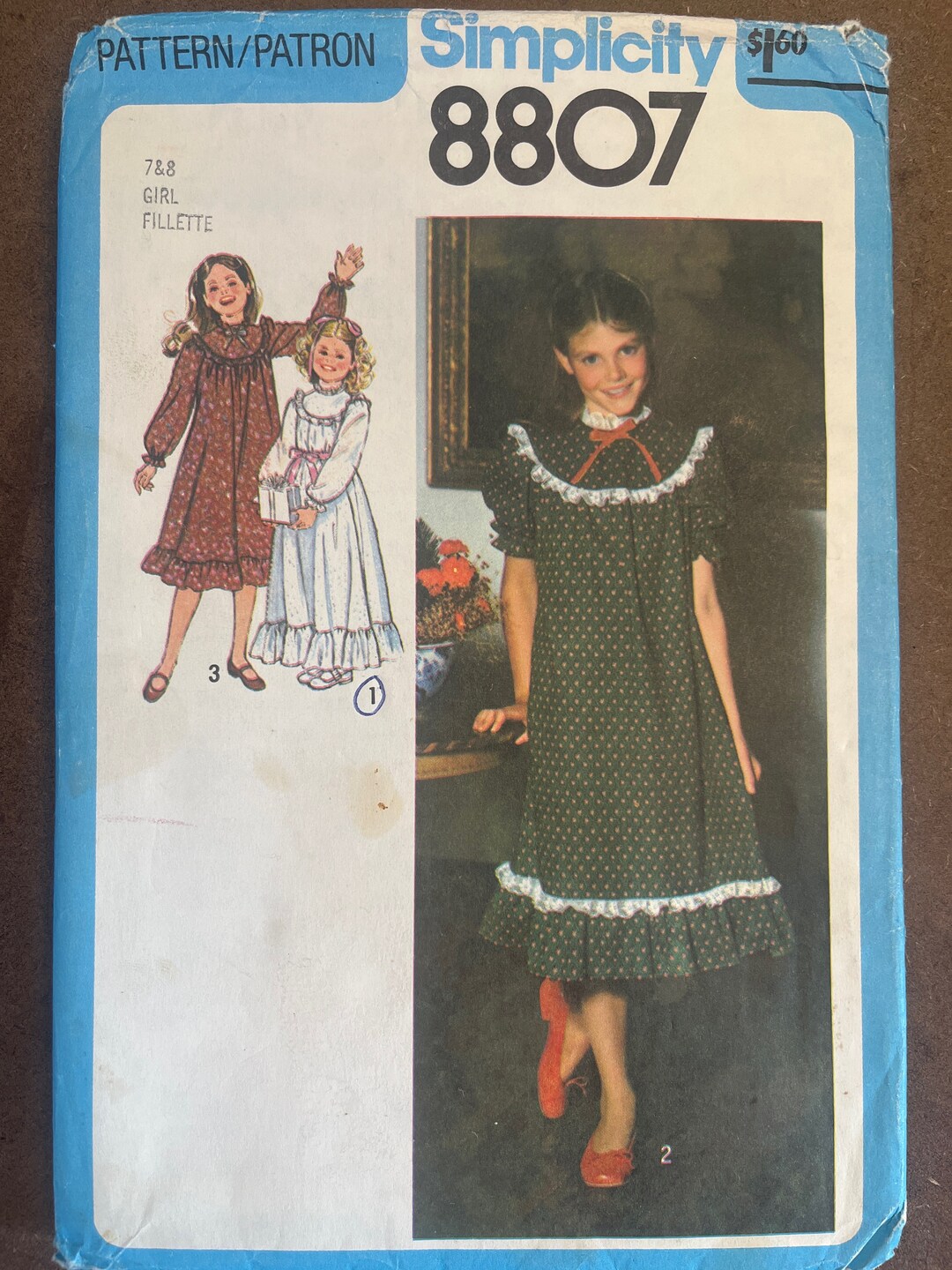 Ruffled Dress in Two Lengths Girls Sewing Pattern Simplicity - Etsy