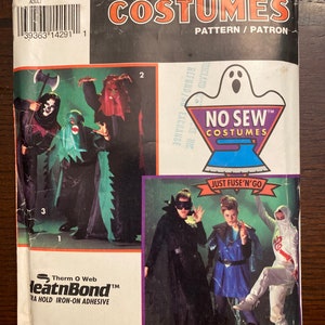 Adult Halloween Costumes Womens Mens Sewing Pattern Simplicity 0675 Uncut Small Medium Large