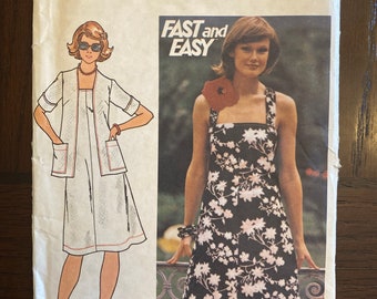 1970s Simplicity 7965 Vintage Sewing Pattern Misses Pullover - Etsy