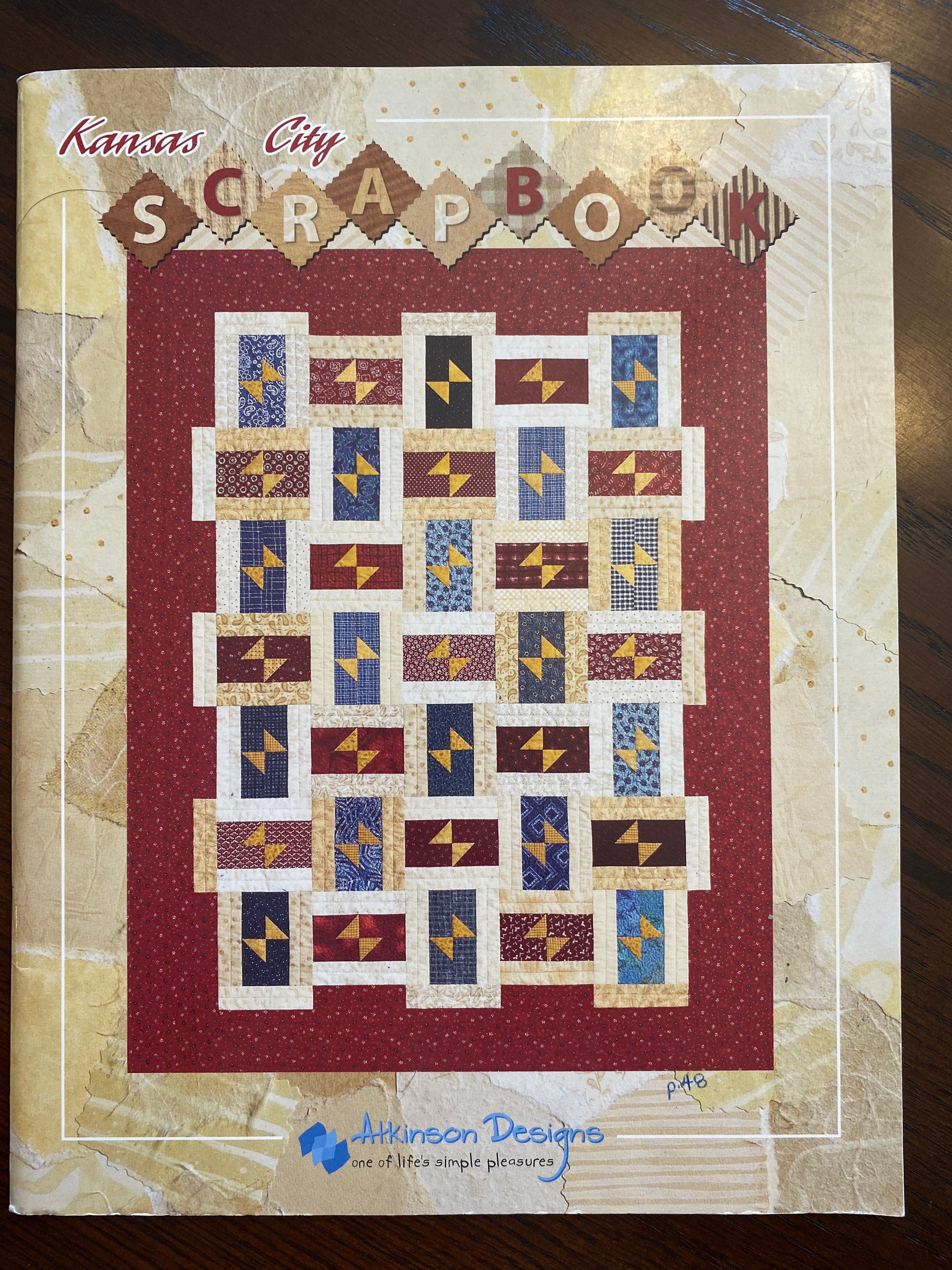 Quilting Patterns Book Kansas City Scrapbook by Atkinson - Etsy