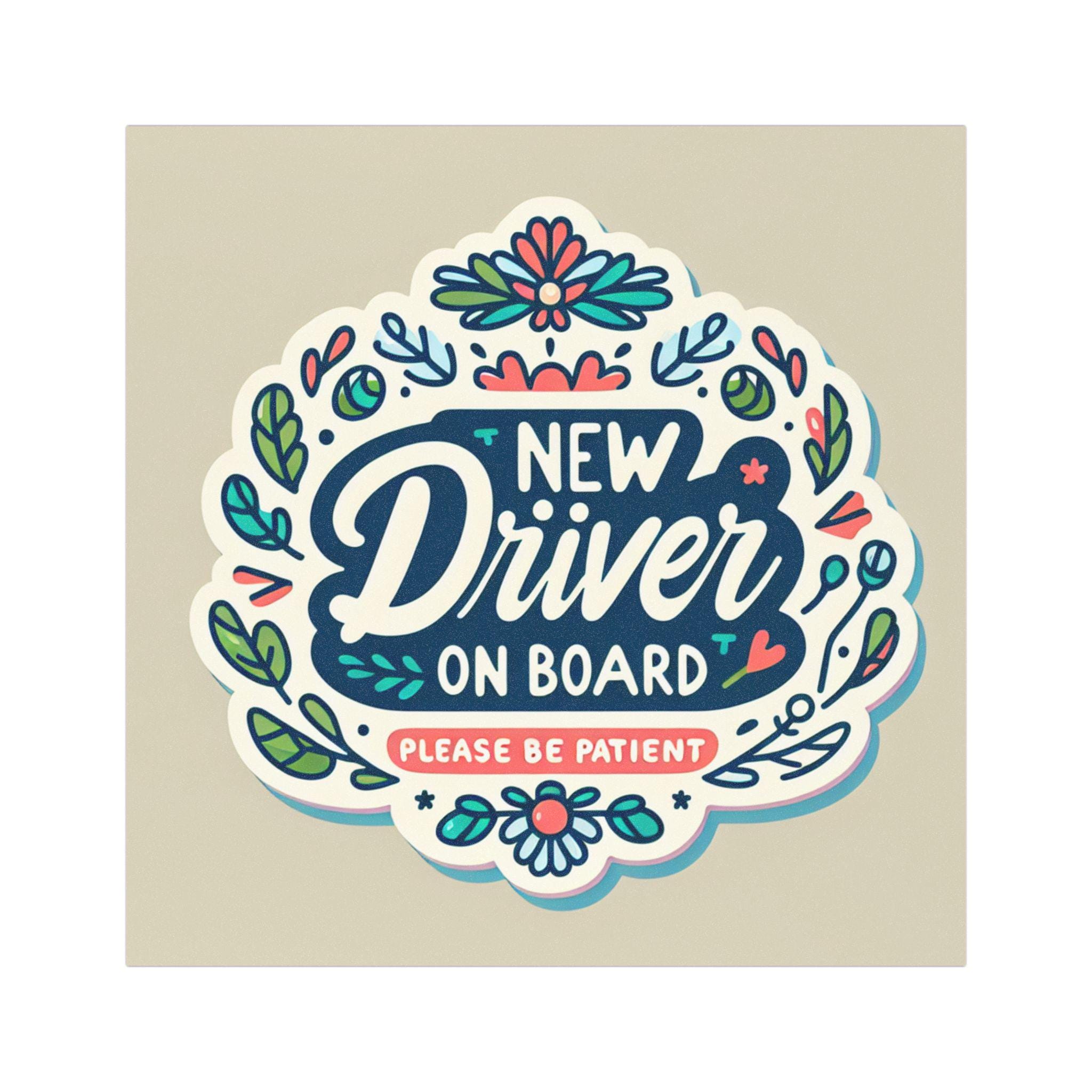 Reflective Student Driver Magnet, For Car New Driver Sticker, Please Be Patient Sign Keep Distance Sticker Decal, Automotive Magnets Safety Sign Car Bumper Magnet Vehicle Sign, Waterproof (3 Pack ) Price In