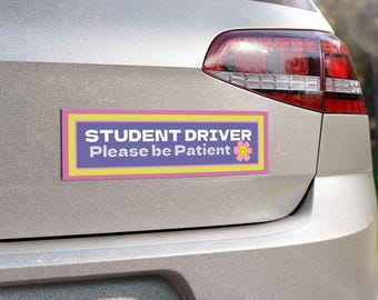 Botocar Please Be Patient New Driver Car Magnet – 3 Pack, 9x3.5 Inch, High Reflectivity, Removable - View #13