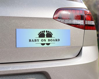 Lindos imanes de bebé a bordo para coche, señales de seguridad para bebés, decoración para padres primerizos, regalo para anunciar un bebé, decoración para la habitación de un bebé.