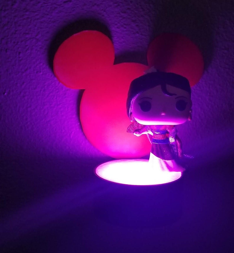 Custom Funko Pop and Figurine Light up Wall Stand Display Etsy