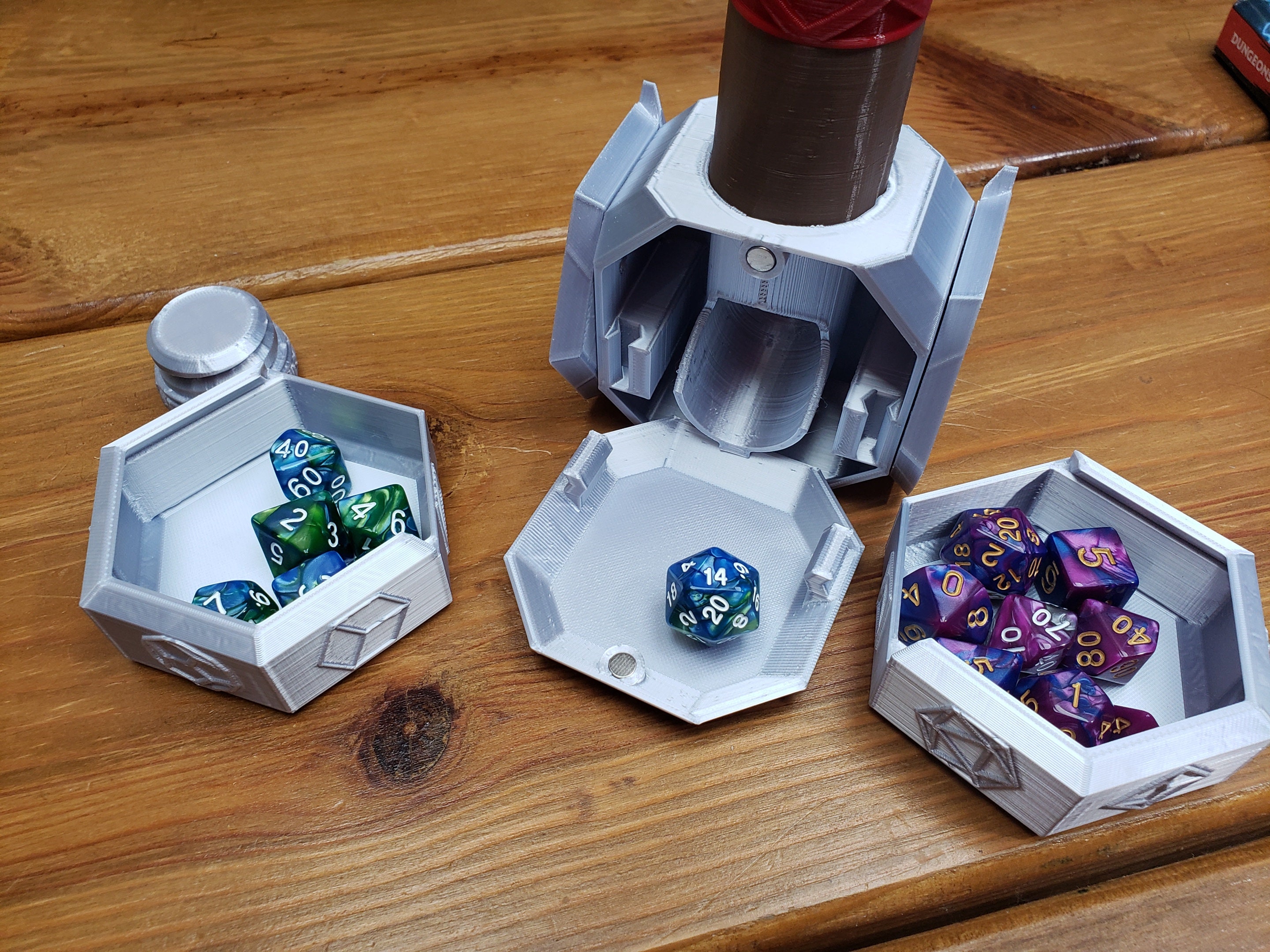 Hammer Dice Tower and Vault Dice Storage and Tower for Etsy