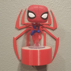 カスタム Funko Pop! とフィギュアのライトアップ ウォール スタンド ディスプレイ