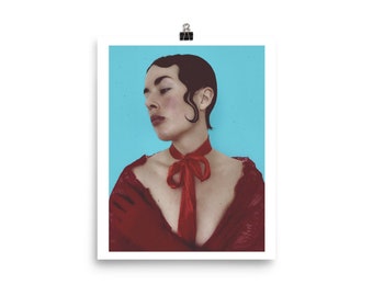 Lady in Red Poster