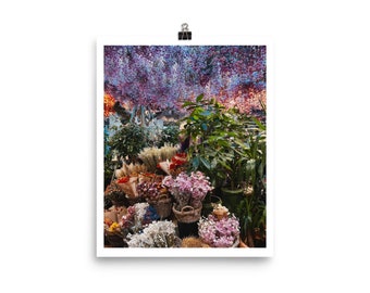 The Amsterdam Flower Market print