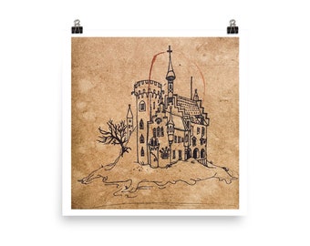 Castle on the Hill print