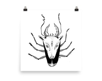 the Jackal Beetle Print