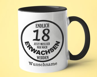 Kaffeetasse mit Spruch Endlich 40 Happy Birthday Geburtstag Geschenk Keramik Kaffeetasse mit Spruch Endlich 40 Happy Birthday Geburtstag Geschenk Keramik