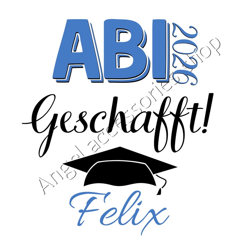 Personalized graduation mug with the saying: Graduation 2026 – Done! Congratulate your child on their graduation in style with this saying! image 9