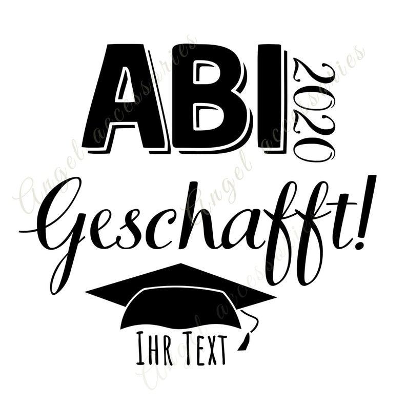 Abi Motto Tasse mit Spruch. ABI 2020 Geschafft Mit diesem Etsy