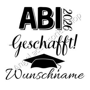 Personalized graduation mug with the saying: Graduation 2026 – Done! Congratulate your child on their graduation in style with this saying! image 2